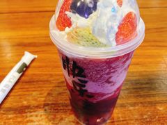草莓车厘子-LELECHA乐乐茶(上海五角场万达广场店)