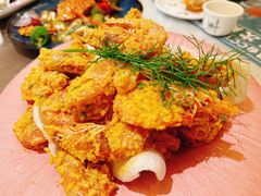 咸蛋黄焗虾-喜碧海鲜·二十年本土海鲜老字号(上排店)