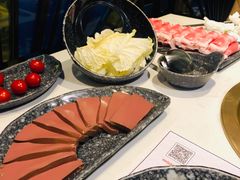 清纯的鸭血-哥老官重庆美蛙鱼头(宝山龙湖店)