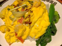 秋葵滑蛋虾仁-大头力茶餐厅(花都融创茂店)