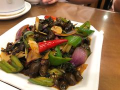 紫苏炒野生山坑螺-大唐靓汤江门私房菜(景田店)