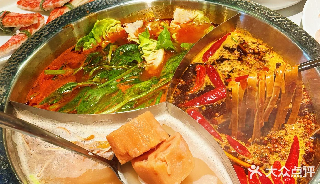 下雪的冬天和火锅更配