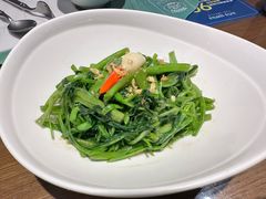 秘制虾酱炒空心菜-帕蓝·暹罗料理(大学路店)
