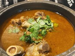 精品砂锅羊棒骨-百味源炭火烤翅 ·夜市大排档(酒仙桥店)