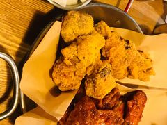 炸鸡翅一半一半-富乐满韩国正宗炸鸡韩国料理(虹泉路店)