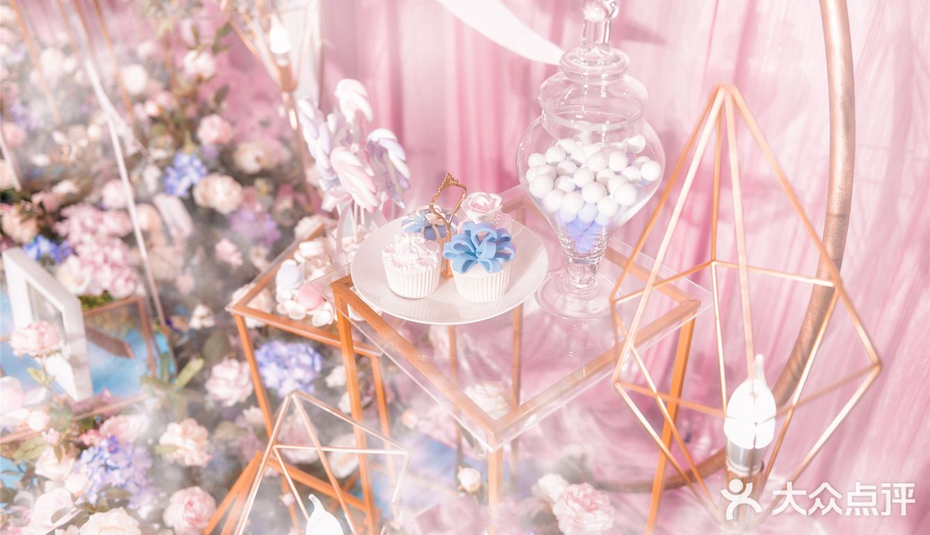 少女心爆棚！！！[糖果][糖果][糖果]甜美梦幻的粉色系婚礼