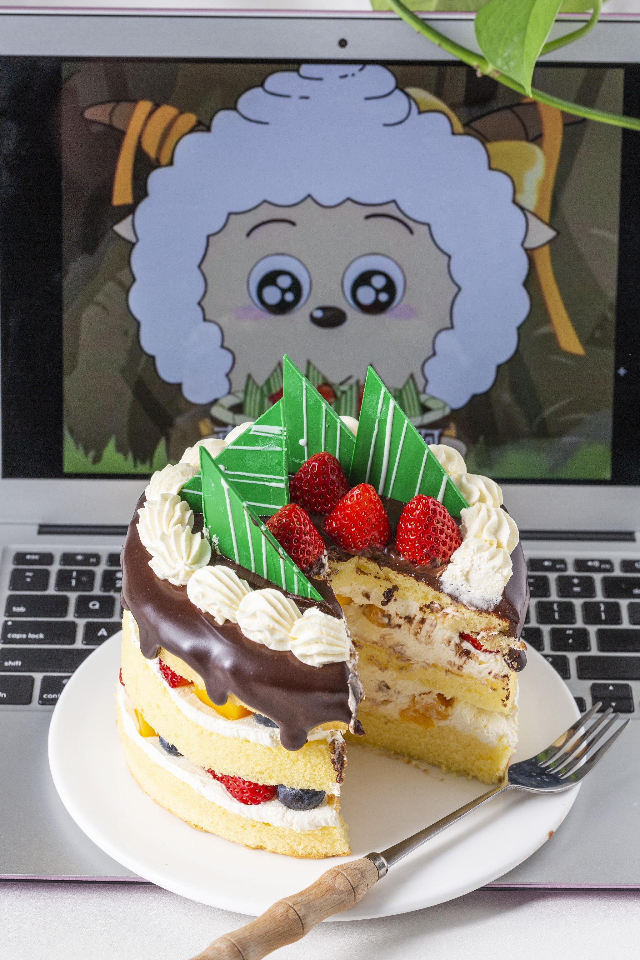 懒羊羊的【青青草原蛋糕】终于吃到啦