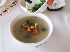 皮蛋瘦肉粥-青岛海景花园大酒店·粤海餐厅