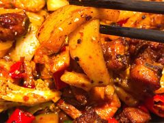 干锅年糕-龙少爷碳火干锅(环球中心店)