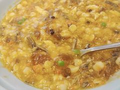 蟹粉桃胶鸡头米-新光酒家·河豚·海鲜·蟹料理(浦东店)