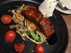 照烧三文鱼佐什锦蘑菇-G+KITCHEN(龙湖狮山天街店)