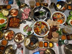 -草家酱蟹炭火烤肉店(珲春南路一店)