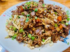 牛肉猪肝炒面-涛涛面馆
