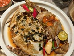 草家招牌酱油蟹-草家酱蟹炭火烤肉店(珲春南路一店)
