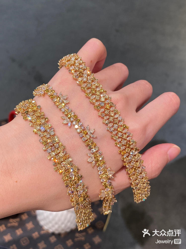 彩钻手链合集奢华大气璀璨夺目彩钻