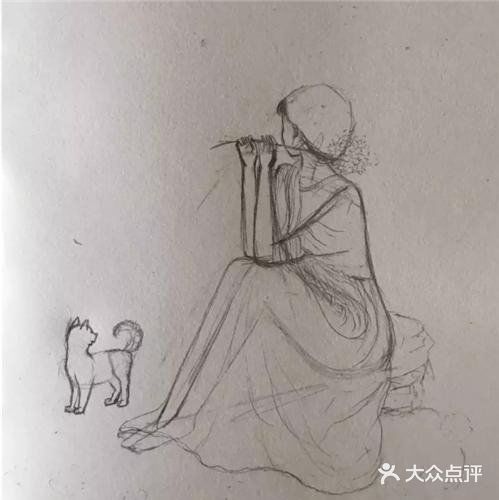 一人一狗🐶遥望着星空⭐