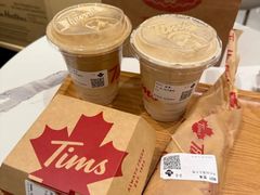 燕麦拿铁-Tims天好咖啡·贝果(东方广场店)