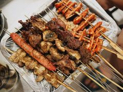 烤羊肉串-老广烧烤(骆驼山康馨园店)