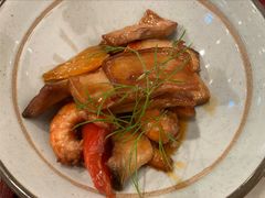 椒香杏鲍菇炒虾仁-山食间·中式营养轻餐(保利时光里店)