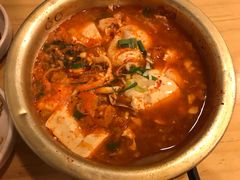 海鲜豆腐锅-金北顺大锅家(신사본점)