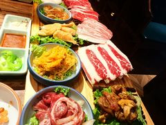 -明洞阿姨·韩式酱蟹烤肉·创意料理(三元桥店)