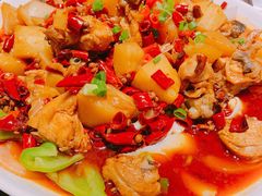 大盘鸡拌面-老兰家传统烧烤炒菜泡馍(小南门店)