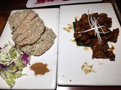 绿茶鱼排、糖醋里脊-绿茶餐厅(华联万柳店)