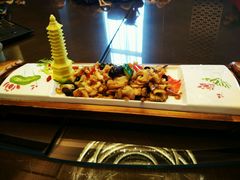 炒海螺片-哈尔滨融创施柏阁酒店中餐厅