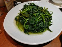 拍蒜炒番薯叶-广东道至正餐厅(区庄店)