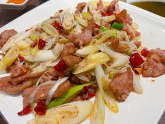 葱爆羊肉-老兰家传统烧烤炒菜泡馍(小南门店)