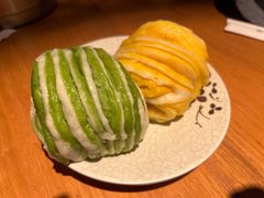 菠菜汁花卷-三十六味匠猪蹄(三元桥店)