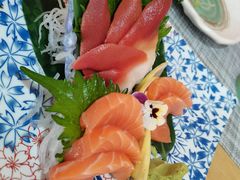 三文鱼北极贝双拼-活鳗饭·鹅肝范儿(高碑店店)