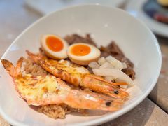 灵魂牛香拌饭配芝士大虾-Bco豆库(雨花客厅店)