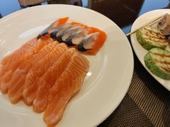 -大中华希尔顿酒店-念自助餐·海南美食·三文鱼