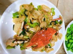 白蟹炒年糕-红灯笼龙凤饭店(宁波老字号店)