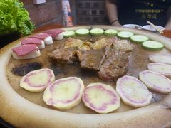 -老姐石板烧烤+铜炭火锅(总店)