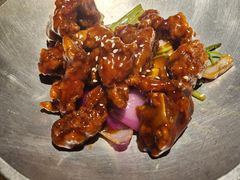 蒜香蜜汁排骨-绿茶餐厅(西单老佛爷店)