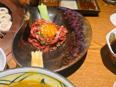 生拌牛肉-炎蔵牛舌烤肉