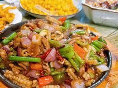 鱿鱼爆腰花铁板-卢庄(江汉路店)