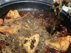 -老红桥炸灌肠牛肚锅烧烤(定福庄店)