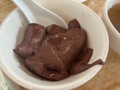 白味血旺（老板送的）-周记翘脚牛肉