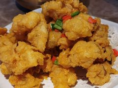 椒盐鱼腩-淘米捞·米汤脆鲩鱼火锅(福田皇岗店)
