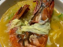 青萝卜丝炖大虾-开海·红岛海鲜虾水饺(石老人店)