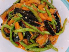 茄子烧豆角-骏记粥铺(五院店)