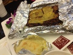 菠萝烤鸭胸-院落创意菜