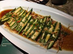 金银蒜蒸秋葵-绿茶餐厅(乐峰广场店)
