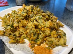 炸花椒芽儿-华盛园卷子王农家菜水库鱼