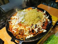 铁板五花肉八爪鱼-几之上韩国小食