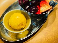 时令水果配芒果雪芭-杭州君悦酒店·湖滨28中餐厅