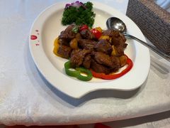 彩椒巴东牛仔粒-万宝海鲜舫(劳动公园店)